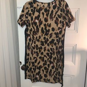 Cheetah print dress